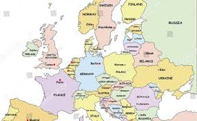 List of formerly used country names and names of countries which have ceased to exist. Europe Map With Country Names Grahamdennis Me Of With Images Europe Map Political Map Map Cute766