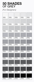 The True 50 Shades Of Grey For Designers Grey Colour