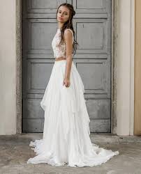 Trova gli abiti da sposa economici online in italia? Abito Da Sposa Due Pezzi Vestito Sposa Due Pezzi Abito Etsy