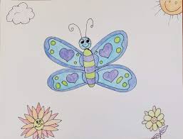 Butterfly Drawings For Kids Art Lesson Art By Ro Coloring pages are fun for children of all ages and are a great educational tool that helps children develop fine motor skills, creativity and color recognition! art by ro