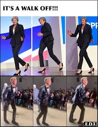 This is such a haunting photo is a parody meme based off of news anchor eylon levy's tweet showing a photo of british prime minister theresa may crying after her resignation. Theresa May Vs Bill Nye F I G H T Memes