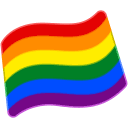 ️️ love who you want, when you want, without feeling like an outcast. Regenbogenflagge Emoji