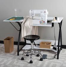 Check spelling or type a new query. Comet Sewing Craft Table With Drop Down Platform For Sewing Machine Black White Contemporary Laundry Room Other By Studio Designs Houzz