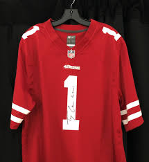 Jun 27, 2021 · san francisco 49ers rookie quarterback trey lance made an appearance back at north dakota state this week for carson wentz's charity softball game. Nfl Auction Trey Lance Autographed 49ers Replica Jersey Signed Backstage At Draft 1st 49ers Jersey Trey Signed After Being Drafted