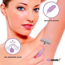 SilkRebels rasoio donna per depilazione con 5 lamette Astra incluse