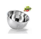 Amazon.com: Rice Washer Strainer Bowl, Stainless Steel Rice ...