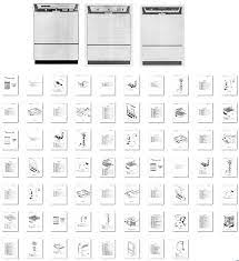 This is an original print advertisement, not a reprint or reproduction size 113311155679 Dishwasher Library Kitchenaid 17 A Series Dishwasher Parts Catalog