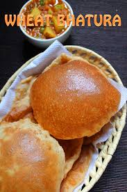 Whole Wheat Bhatura Recipe No Yeast Bhatura Recipe Yummy Tummy Bhatura Recipe Recipes Indian Food Recipes Vegetarian