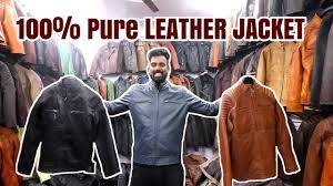 Leather Jacket In Delhi 100 Pure Leather Leather Jacket Wholesale Market In Delhi Youtube