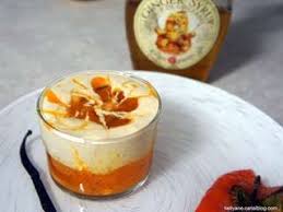 Verrines De Mousse Chantilly A La Creme De Marron Sur Un Tapis De Kaki Au Sirop De Gingembre Recette De Verrine Facile Recette Verrine Dessert