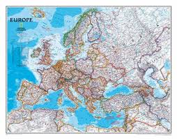 Jahrestag mit einer sonderbriefmarke mit einer europakarte, auf der die staaten der eu je nach beitrittsjahr in einer anderen farbe dargestellt sind. Europa Karte Aus Der Classic Serie Oder Europa Karte Oder Europa Landkarte