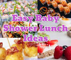 If you're going to splurge on the food or drink, we say go with the drink. Easy Baby Shower Lunch Menu Ideas Non Stressful Delicious And Easy Ideas