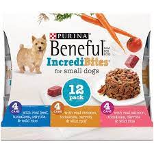 12 Pack Purina Beneful Small Breed Wet Dog Food Variety Pack Incredibites With Real Beef Chicken Or Salmon 3 Oz Cans Walmart Com Dog Food Recipes Beneful Dog Food Wet Dog Food
