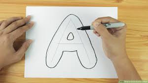 Drawing a cursive p is slightly different than actually writing one. 3 Ways To Draw Bubble Letters Wikihow