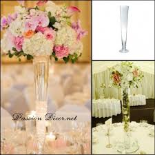 Vase Flute 80 Cm Pas Cher Passiondecor Decoration Mariage Idees De Decor Fleurs Mariage
