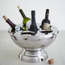 The gray, metal bucket allows you to create the perfect mood for your living room, bedroom or kitchen. Large Silver Hammered Champagne Wine Bucket Primrose Plum