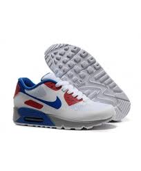 Mens Nike Air Max 90 Hyperfuse Prm White Blue Red 6809331 247 Nike Air Max Mens Nike Air Nike Air Max 90