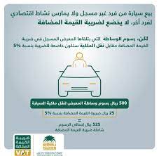 هل يخضع بيع السيارات بين الأفراد للقيمة المضافة صحيفة المواطن الإلكترونية