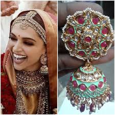 Deepika Jhumka Blogger Wedding Bridal Jewelry Jhumka