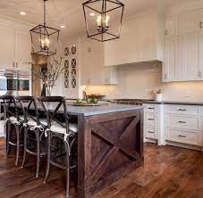 Modern farmhouse kitchen islands provide a sophisticated yet rustic look to any kitchen. Stylish And Inspired Farmhouse Kitchen Island Ideas And Designs 48 Haus Kuchen Kuchendesign Kuchen Rustikal