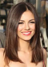 Ericdress Middle Parting Long Srraight Human Hair Capless Wig 18 Inches Medium Length Hair Styles Thick Hair Styles Straight Hairstyles