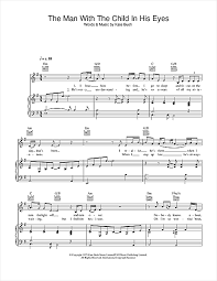 Kate Bush The Man With The Child In His Eyes Chords Kate Bush The Man With The Child In His Eyes Sheet Music Pdf Notes Chords Pop Score Piano Vocal Guitar Download Printable Sku 32840
