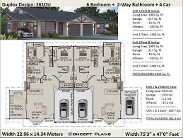 Search 6 bedroom homes for sale. 6 Bedrooms Duplex Design 2814 Sq Foot Or 261 M2 Dual Etsy In 2021 Duplex Design Duplex Floor Plans Family House Plans