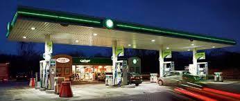 petrol station