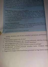 Berikut adalah contoh soal pilihan ganda dan esai bahasa indonesia dan kunci jawaban yang telah diulas secara lengkap yang bisa dijadikan referensi dalam membuat. Apa Jawaban No 2 Di Buku B Indonesia Kelas Xi Semester 1 Brainly Co Id