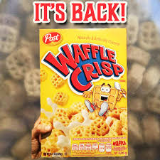Maybe you would like to learn more about one of these? Cereal Snob Thomas On Twitter Waffle Crisp Has Been Reported Back On Shelves Throughout North America Mexico And Even Singapore Rejoice Goods Things Can Still Happen Https T Co Chpbmjdb9u