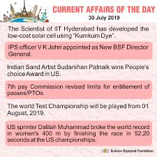 Current Affairs Of The Day Sofcurrentaffairs Igko Improveyourgk Stayupdated Currentaffairs Affair Current Scientist