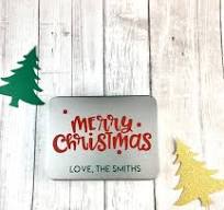 Personalized Christmas Gift Card Tin Box – Stocking Stuffer ...