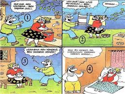 Karisiyla Iliski Icin Her Isi Yapan Adam Karikaturu Karikatur Mizah Komik