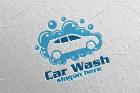 Car Wash Logo Cleaning Car Logo 10 By Denayunebgt On Creativemarket Com Imagens Logotipo