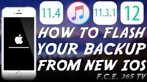 How To Restore Newer Ios Backups To Older Ios In Preparation For Jailbreak Ios 12 Too Youtube