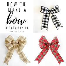 For the tail of the bow, cut a separate strip of ribbon, fold it in half and secure it to the center loop using some tape {or hot glue}. How To Make A Bow For A Wreath Easy The How To Mom