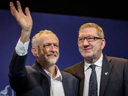 Image result for len mccluskey and jeremy corbyn + images