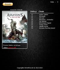 Ubisoft i've tried running as admin and also downloaded uplay but it won't save. Assassins Creed 3 Trainer 8 1 06 Update 10 09 15 Mrantifun Download Cheats Codes Trainers