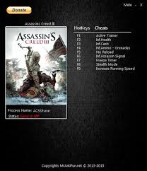 Ubisoft i've tried running as admin and also downloaded uplay but it won't save. Assassins Creed 3 Trainer 8 1 06 Update 10 09 15 Mrantifun Download Cheats Codes Trainers