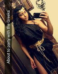 Chiton Wrap Dress Off The Shoulder Toga Greek Goddess Costumewaist Belt Diy Black And Gold Goddess Costume Diy Greek Goddess Costume Diy Black And Gold Outfit