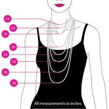 necklace size chart find the right necklace size bling