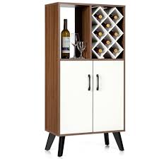 Swisscave is famous for its high standards in functionality and practicality, and its simple, pure design. Costway Weinschrank Mit Weinregal Buffet Sideboard Beistellschrank Kuchenschrank Aufwahrungschrank Mit 8 Weinfachern Mit Offenem Regal Turen Fur Kuche Esszimmer Wohnzimmer Online Kaufen Otto