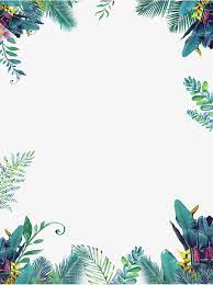 Green Small Fresh Border Border Taobao Border Small Fresh Border Png And Vector With Transparent Background For Free Download Plant Painting Floral Border Design Flower Wallpaper