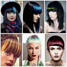 Feature Fringes With Bold Colours Shapes Perfect Accessory For Winter Hair Trends Latest Hair Trends Up Hairstyles
