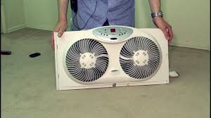 Bionaire Twin Reversible Airflow Window Fan Cfm Bionaire Twin Reversible Airflow Window Fan Poke Depot Review Youtube