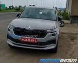 Facelift fur den skoda kodiaq alle infos vom modelljahr 2020. Skoda Kodiaq Facelift Spied Undisguised In India Motorbeam