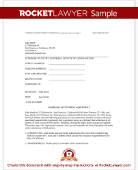 Divorce Settlement Agreement Template With Sample Divorce Settlement Agreement Divorce Agreement Separation Agreement Template