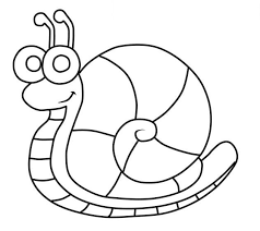 Easy Snail Coloring Page Coloringpagez Com In 2020 Coloring Pages Animal Drawings Drawings