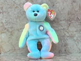 Beanie Baby Happy Birthday Bear Ty Beanie Baby B B Bear Etsy In 2020 Baby Beanie Ty Beanie Happy Birthday Bear