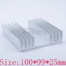 heatsink 100x99x25mm aluminum heatsink